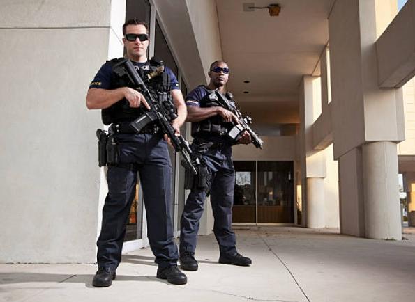 Armed security guard